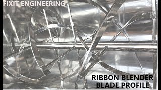 Ribbon Blender Ribbon Mixer Working [upl. by Berns]