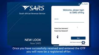 SARS eFiling  How to Register [upl. by Cinimmod]