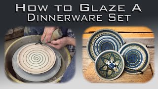 How To Glaze A Dinnerware Set [upl. by Trula]