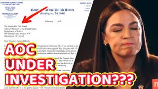 AOC TERRIFIED Begs DOJ to Reveal Investigation into Her Helping Migrants aoc newyork immigration [upl. by Brag]