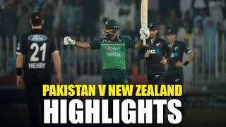 Highlights  Pakistan vs New Zealand  ODI  PCB  MZ2K [upl. by Yrneh970]