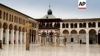 A rare look inside the ancient Omayyad Mosque of Damascus [upl. by Sirromad]