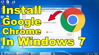 Install google chrome on windows 7  Download google chrome in windows 7 [upl. by Reis]