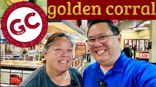 GOLDEN CORRAL BUFFET  First Time Experience [upl. by Keheley]