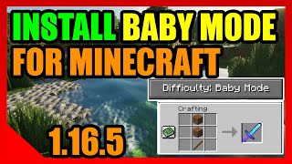 How To Install Baby Mode For Minecraft 1165 [upl. by Rednav]