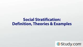 Social Stratification Theories Definitions and Examples [upl. by Iv]