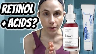 Vlog Using RETINOL WITH ACIDS  Dr Dray [upl. by Wallas486]