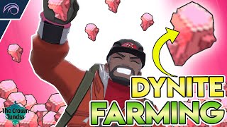 HOW TO FARM DYNITE ORE in ENDLESS DYNAMAX ADVENTURES Pokemon Sword and Shield Crown Tundra DLC [upl. by Illac]