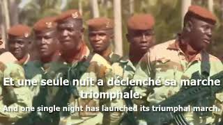 National Anthem of Burkina Faso  quotUne Seule Nuitquot [upl. by Yelahs420]