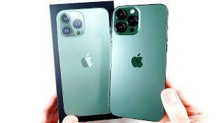 iPhone 13 Pro Max Green Unboxing [upl. by Oninrutas]