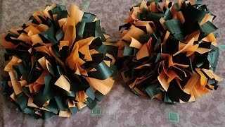 DIY Cheer Pom Poms [upl. by Noir290]