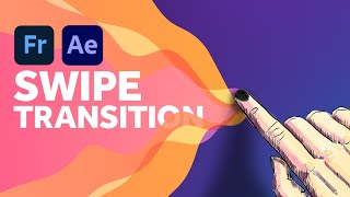 Unique Swipe Transition  After Effects Tutorial [upl. by Hubert]