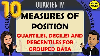 QUARTILES DECILES AND PERCENTILES FOR GROUPED DATA  GRADE 10 MATHEMATICS Q4 [upl. by Nahta165]