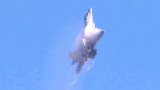 F22 Raptor Defies Gravity  Amazing Maneuvers [upl. by Aidnis]