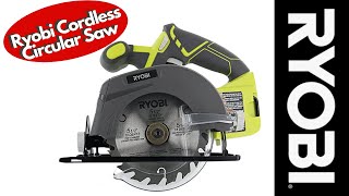 Ryobi Cordless Circular Saw  Blade Installation amp Review [upl. by Buffy]