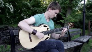 Lukasz Kapuscinski  Moonsong by Adrian von Ziegler  Celtic Guitar Music [upl. by Nollaf]