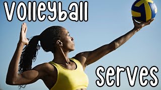 Different Types of Volleyball Serves [upl. by Eillim]