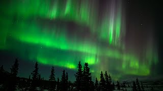 Northern Lights Night Amazing Alaska Aurora Borealis Mesmerizing Corona 4K UHD TimeLapse [upl. by Denver955]