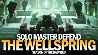 Solo Master The Wellspring Defend Destiny 2 [upl. by Jarrad233]