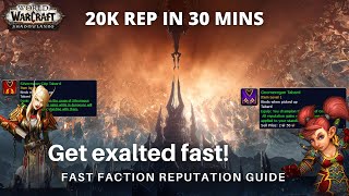 How to get exalted fast Quick Faction Reputation Guide for Heritage Armor [upl. by Zetnwahs]