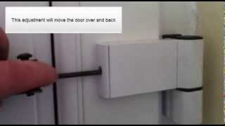 How to adjust pvc door hinges [upl. by Drucy]