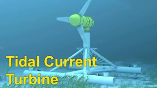 Ocean Energy  Tidal Current Turbine [upl. by Eniamej]