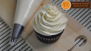 CONDENSED MILK BUTTERCREAM RECIPE  Ep 28  Mortar and Pastry [upl. by Atinrahc]