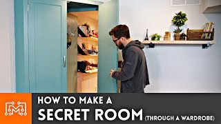 How to Make a Secret Room Through a Wardrobe  I Like To Make Stuff [upl. by Leoj640]