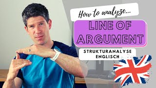 Englisch  analysis of line of argument  structure  auf Deutsch erklärt  Oberstufe  Abitur [upl. by Delila]