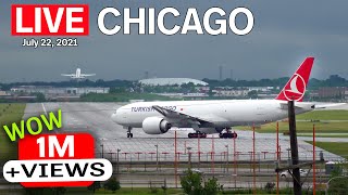 🔴 LIVE from the other side of OHare ORD ATC included 72221 [upl. by Ymaj635]