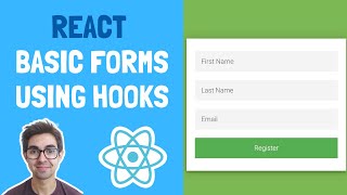 How to make a Basic Form using React Hooks  Beginner React Projects [upl. by Weaver]