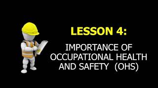 Importance of Occupational Health and Safety  Trailer COT  TLE  COOKERY [upl. by Kenlee]