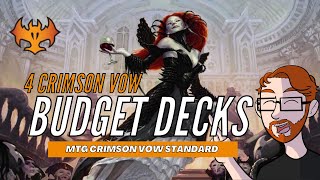 4 Crimson Vow Budget Decks  MTG Arena Standard [upl. by Ehcar811]