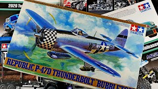 TAMIYA P47D Thunderbolt full video build [upl. by Suollecram]