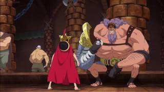 Luffy talks to Yonko Blackbeard after time skip One Piece HD eng sub [upl. by Macri306]