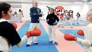 Karate Training Distance speed reactivity [upl. by Imalda]