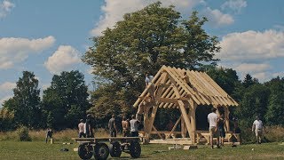 Building A Timber Frame Cabin  Northmen Guilds 10 Day Carpentry Course [upl. by Alboran]