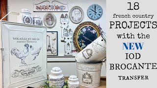 18 Projects with the NEW IOD Brocante Transfer [upl. by Nnaeoj376]