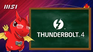 What is Thunderbolt 4 and its key features  MSI India [upl. by Amis]