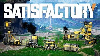 Building an Automated INDUSTRIAL MINING EMPIRE  Satisfactory Early Access Alpha Gameplay Ep 1 [upl. by Aimat385]