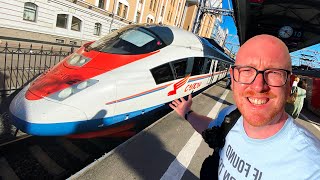 Russias Bullet Train SAPSAN First Class [upl. by Yentuoc]