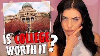 Is College WORTH IT for a 19yearold Content Creator [upl. by Richmal976]