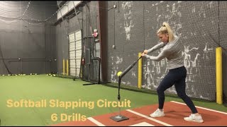 Softball Slapping Circuit  6 Drills [upl. by Catharine]