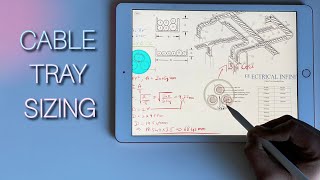 Cable Tray Size Calculations  Cable Tray Selection  Electrical Designing [upl. by Butterfield]