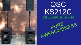 QSC KS212C Subwoofers amp CP12 Honest Review [upl. by Weldon]