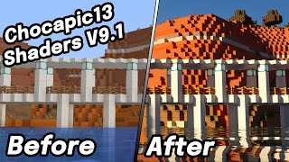 How to Install Chocapic 13 V91 Shaders and Optifine in Minecraft 1165 [upl. by Adiaz506]