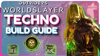 Outriders Worldslayer  BEST SOLO Technomancer Build Guide Endgame \\ Turret AP Build [upl. by Arenat]