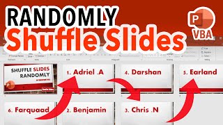 How to Shuffle Slides in RANDOM Order in PowerPoint  PPT VBA Tutorial [upl. by Araeit]