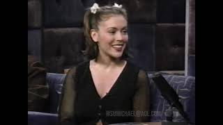 Alyssa Milano 1998 Late Night with Conan O’Brien [upl. by Abdulla]