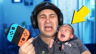 How To Play Video Games With A Newborn Baby [upl. by Alwyn]